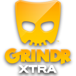 Grindr Xtra Logo Vector - Gold Shiny